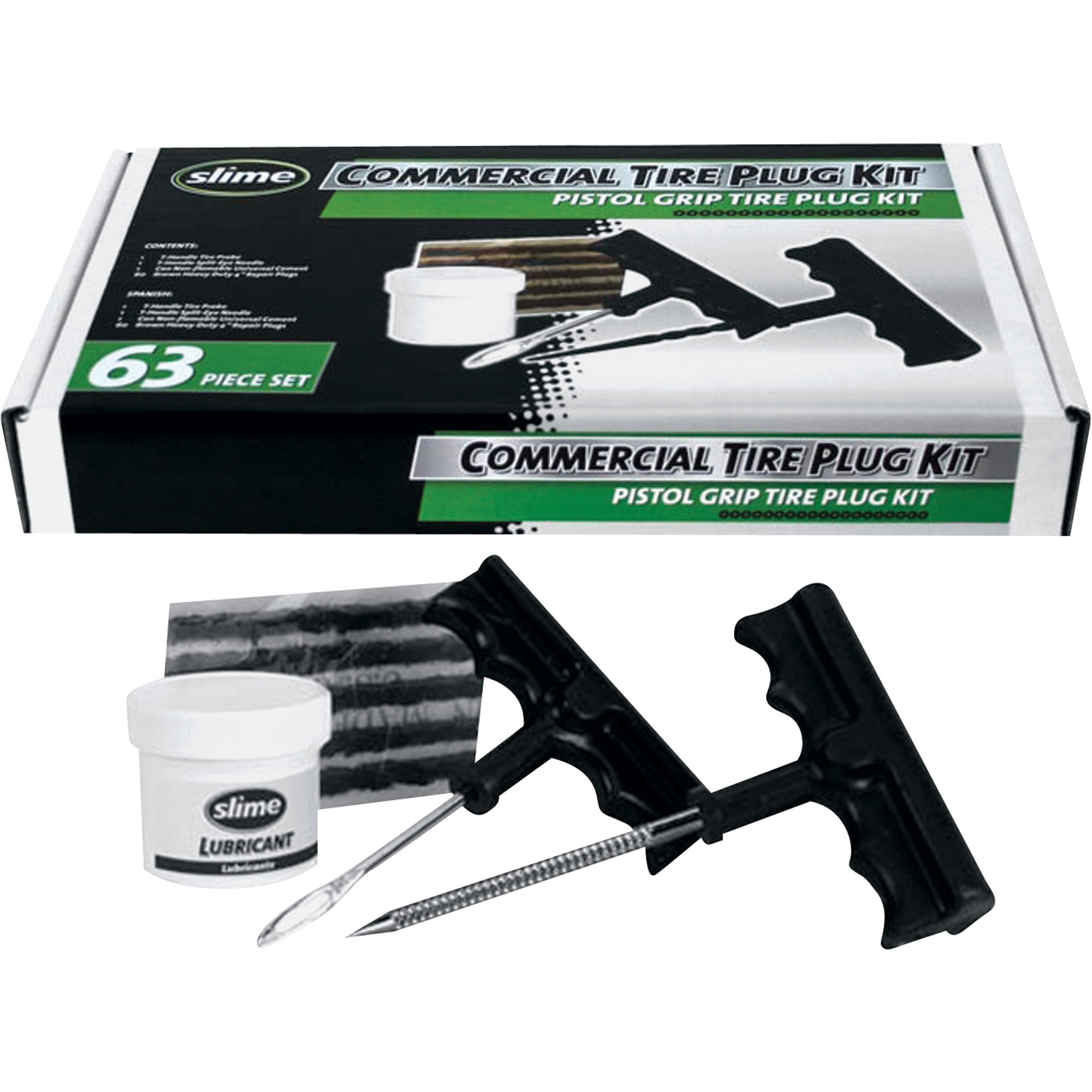 Slime 63-Pc. Commercial Tire Plug Repair Kit